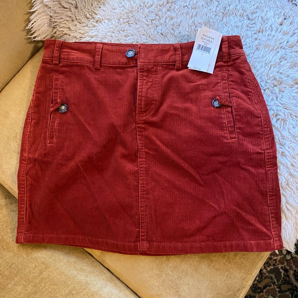 Banana Republic Corduroy Mini Skirt